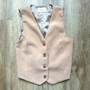 ARITZIA - Light Brown Vest (0) [Wilfred Pesci Vest] NEVER WORN/WITH TAGS $65